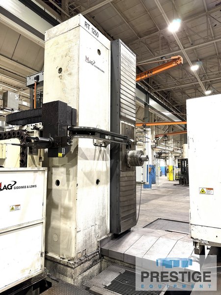 5.12" Giddings & Lewis RT1250, X-98", Y-82", Z-31", W-50", 49" x 63" B-Axis Rotab, 4000 RPM, TSC, Fanuc 310iA CNC, #43781