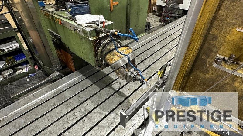 MECOF CS-88 Universal Milling Machine, X-169", Y-70", 89" x 237" Table, Fidia CNC Ctrl, Universal Head, CAT #50, #31589