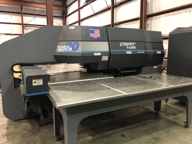 22 Ton Strippit 1250H 20, 4' X 8', 2000, #16961