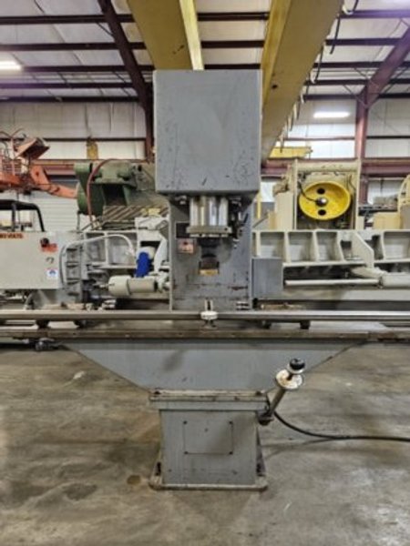Eitel RP-40 Hydraulic Straightening Press, With Rolling Fixture, Table Extensions, New 1986, Nice Condition
