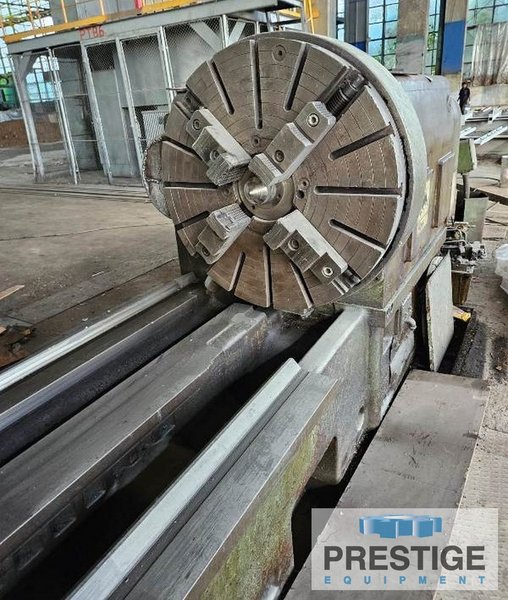 Wohlenberg VDF, 44" Swing, 708" C.C, 32.6" Over Carriage, 31.5 Ton Weight Cap., Siemens 820T CNC, #43356