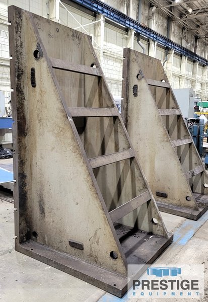 96" x 48.25" x 42.75" T-Slotted Fabricated Angle Plates, #43742