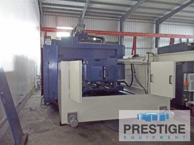 Mighty Viper B-4000AGDW CNC Bridge Mill, X-160", Y-102", 165" x 100" Tbl, 40 ATC, Mitsubishi M535 CNC, #32534