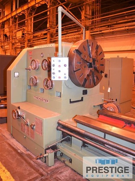 Guruptze Super-BT, 63" Swing, 74" in Gap, 393" C.C,  400 RPM, 39.37" 4-Jaw Chuck, Threading, 50HP, #31518