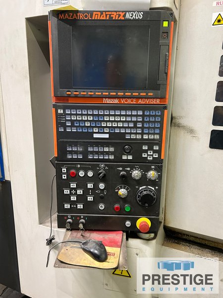 Mazak Nexus 5000 II, (2) 19.68" Pallets, 0.001 Deg., Matrix CNC, Renishaw Tool/Part Probe, 120 ATC, TSC, 2007, #43370