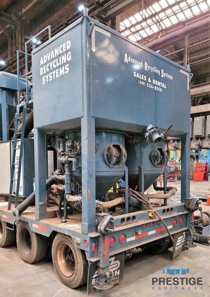 Advanced Recycling Systems Aries/Vac B2 Mobile Blasting System, 2-Pot System, Trailer, Dryer, 2005, #31575