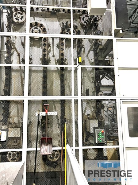 Toshiba MPC-3180B 5-Face Mill, X-354", Y-154", (2) 106" x 315" Pallets, Fanuc 30iB, 180-ATC, 3 Angle Heads, 2012 #32565