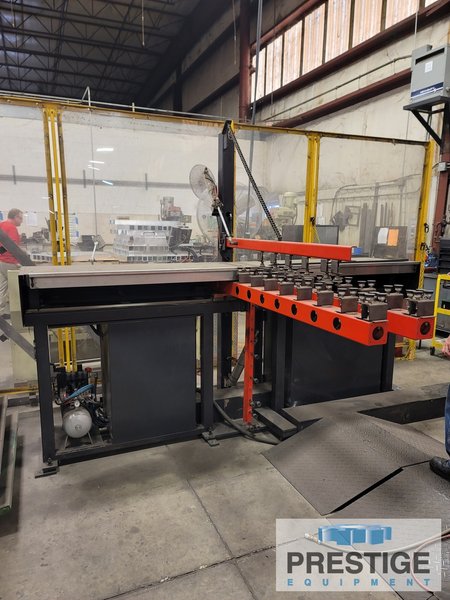 Amada HG2204RH, 220 Ton x 14' 8-Axis CNC,  6-Axis Yaskawa Robotic Manipulator, Part Handling Fixtures, 2011, #32512