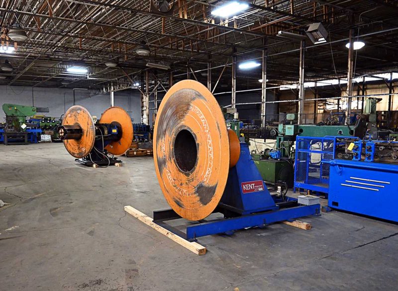 10,000 Lb. x 24" KENT Double Uncoiler