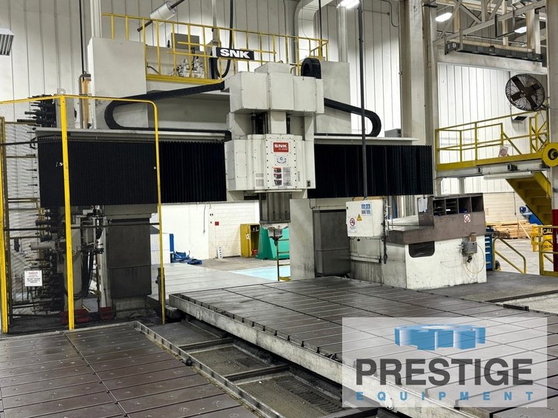 SNK DC-6ASM 60 ATC, AAC, 5-Face, X-285", Y-138", (2) 118" x 275" Tables, 4000 RPM, Right Angle Head, Fanuc 30i-A, #43480