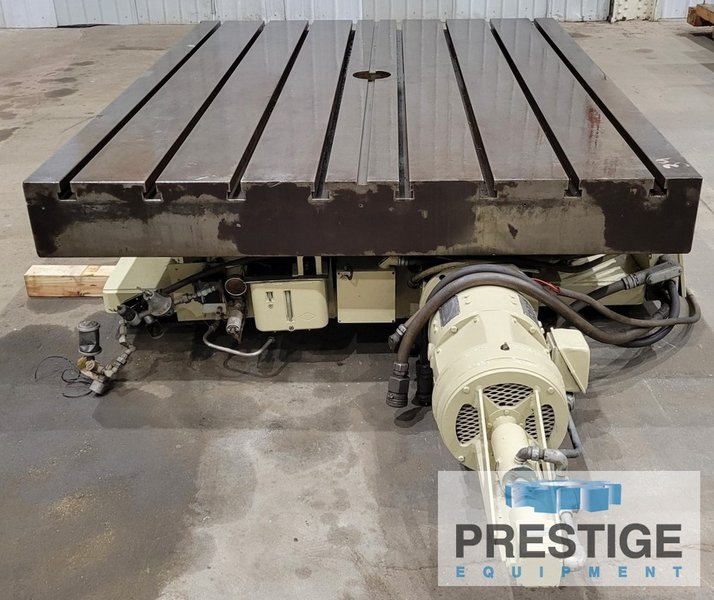 72" x 96" G & L CNC Rotary Table, 360 NC, 25,000 Lb Cap., 22.5" High, Hyd. Clamping #23421