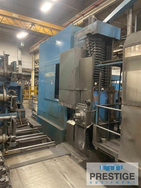 6" Giddings & Lewis MC-60FCX, 124 ATC, X-432", Y-79", Z-36", 2500 RPM, TSC, 40 HP, Chip Conv., G & L 8000M-B CNC, #31886