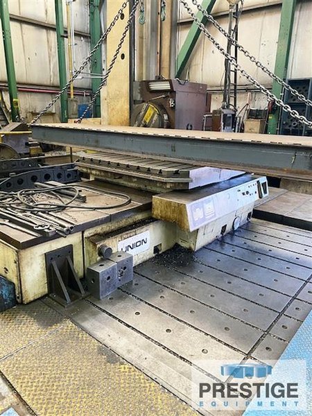 Union BFP130,  5.12", X-220", Y-119" Heidenahin CNC, 86" x 86" Tos Table, Facing Head, Spindle Support, #31978