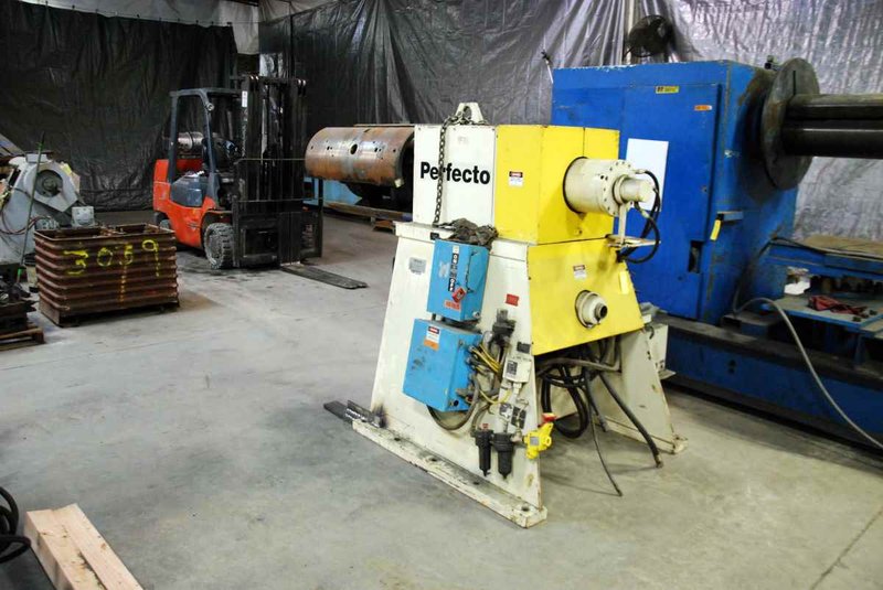 20,000 Lb. x 30" PERFECTO Single Uncoiler
