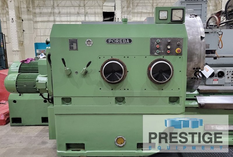 49" X 118" Poreba TCG125, 40 Ton Capacity, Inch/Metric Threading, Steady Rest,  Follow Rest, 100 HP #43238