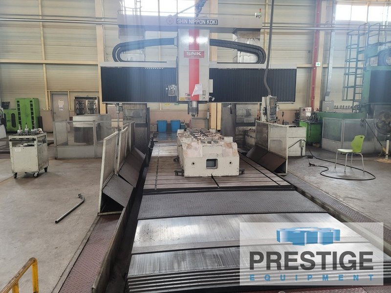 SNK RB 5VM CS, 40 ATC, AAC, X-207", Y-114" , 98.42" X 196.8" Table, 6000 RPM, 30 HP, Fanuc 31, 2016, #43035