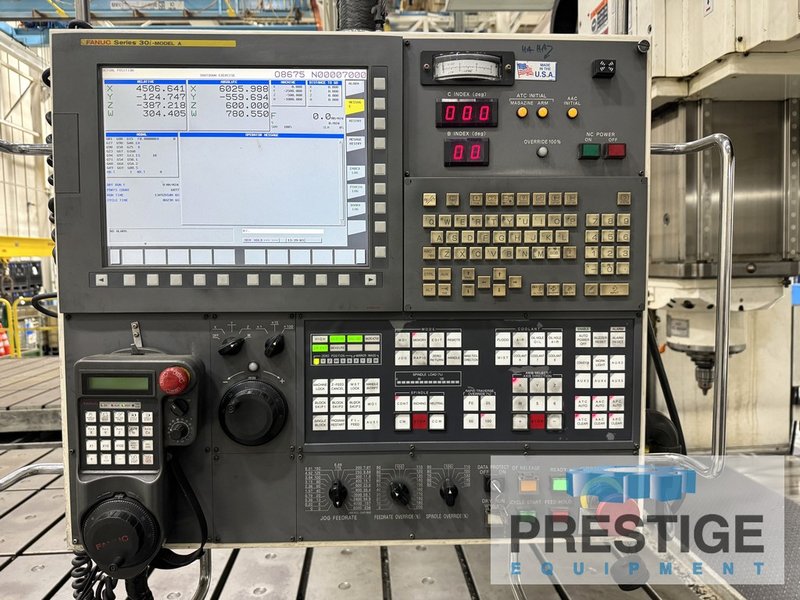 SNK DC-6ASM 60 ATC, AAC, 5-Face, X-285", Y-138", (2) 118" x 275" Tables, 4000 RPM, Right Angle Head, Fanuc 30i-A, #43480