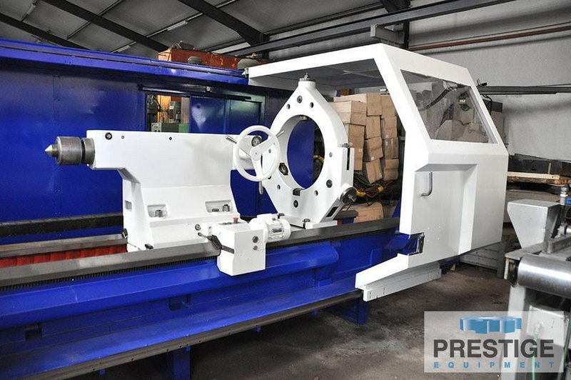 TOS SUA 125 49.21" x 197", Heidenhain CNC, 39.37" 4-Jaw Chuck, Steady Rest, Chip Covneyor,  2009, #32561