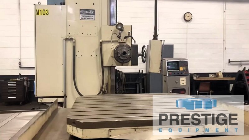 4.3" Toshiba BTD-11B, X-78", Y-59", Z-51", W-25", 55" x 63" R.Tab, 1600 RPM, CAT 50, Tosnuc 3 CNC, #32969