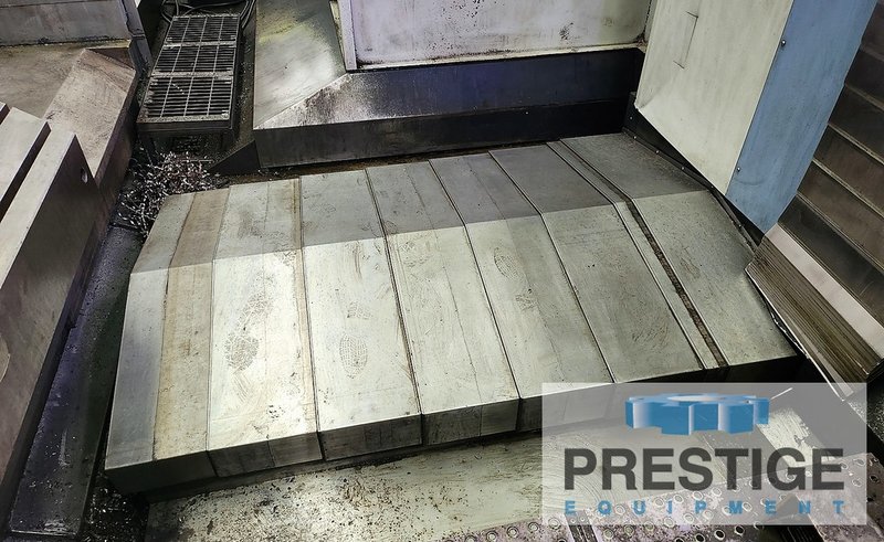 5.12" Doosan DBC-130LII, X-157", Y-98", Z-78", W-27.5",86" x 78" R.Tab, 2.5K RPM, C.T.S, 60ATC, Fanuc 31iB, 2014, #32850