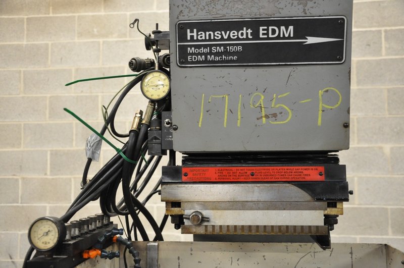 20 AMP HANSVEDT RAM TYPE EDM, BENCH TOP