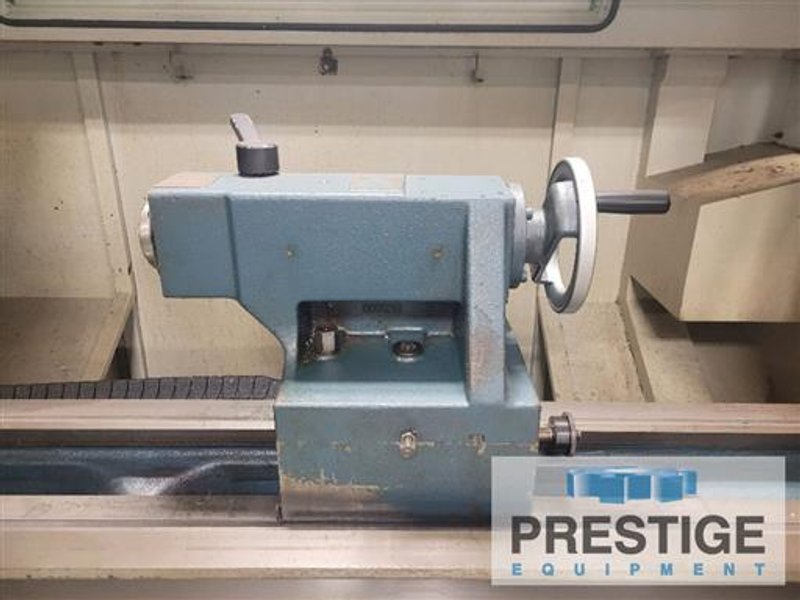 Romi M27 27" x 120", Fanuc 21i-TB, 16" 3-Jaw Chuck, 8-Sta. Turret, Tailstock, Steady Rests, 2009, #32643