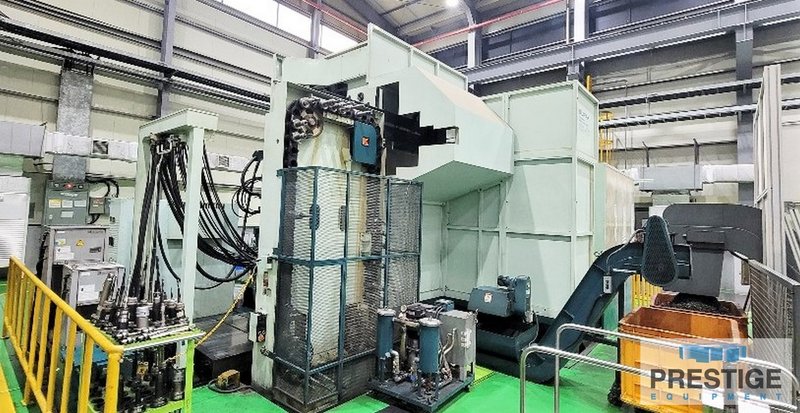 Kuracki KBH-22, 7.87" Spl., 8K RPM, X-118", Y-90", 60 ATC, 86"x76" B-Axis Table, 44K Tbl Cpty,  Fanuc 16i-M, #32463