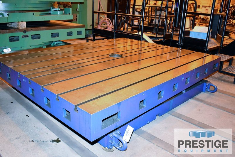 84" X 108" G & L Rotary Table, Hydrostatic, 50K Capacity, 19.5" Table Height, #26943