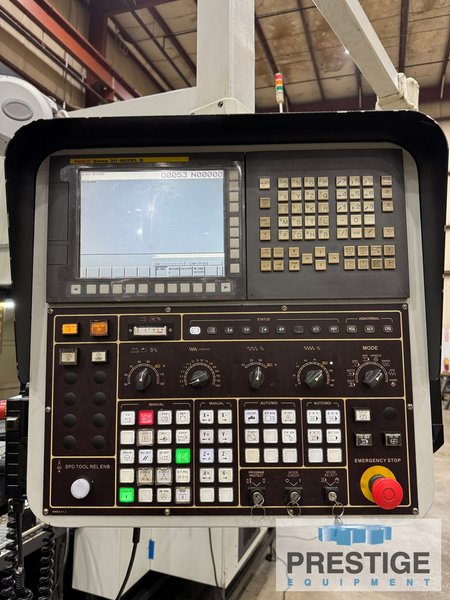 AWEA LP-4025Z  5-Face CNC Bridge Mill, X-157", Y-98", 106" B/C, Fanuc 31i, 60 ATC, ACC, Rt Angle Head, 2014 #43951