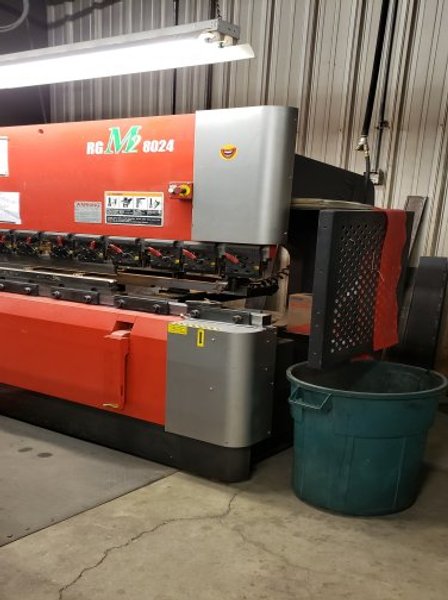 88 TON X 98.64" AMADA "UP-ACTING" RG M2 8024 PRESS BRAKE
MFG:2010