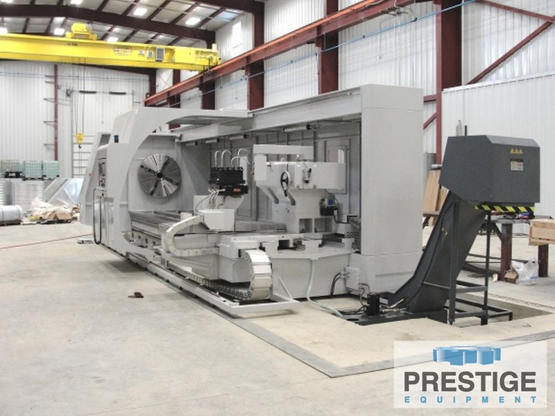 Microcut 51.18" Swing,  472.44" Centers, Four Way Bed, Fanuc OiTF CNC, 4 Pos. Turret, Linear Scales, New 2023, #32329
