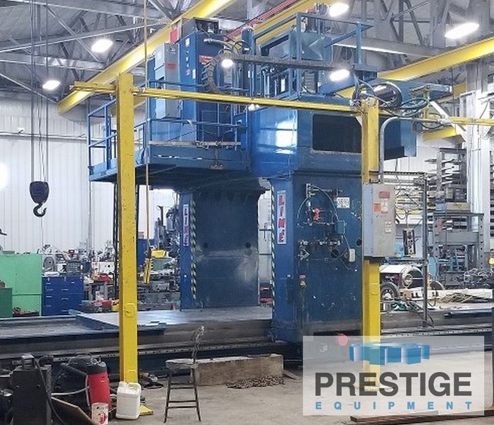 HENRI Model GICAMILL CNC Gantry Mill, X-312", Y-126", Z-45", 2-Axis Head, 18K RPM, Fanuc 15M, #26623