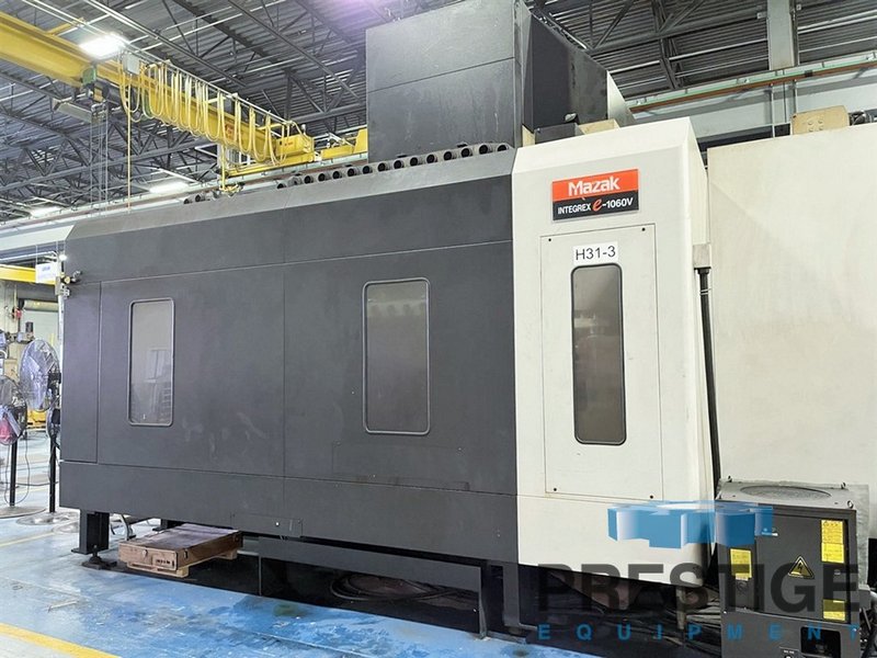Mazak Integrex e-1060V/8, 5-Axis, 120 ATC, 39" Table, 500 RPM, Milling, A&C Axis, Mazatrol 640M #31718