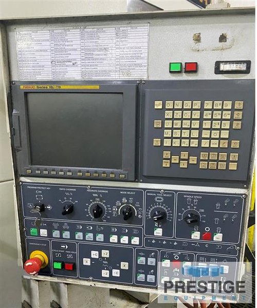 118" You Ji VTL3000ATC, 16 ATC, 141.7" Swing, 1-120 RPM, Chip Conveyor, 100 HP, Fanuc 18T CNC, 2008, #32207