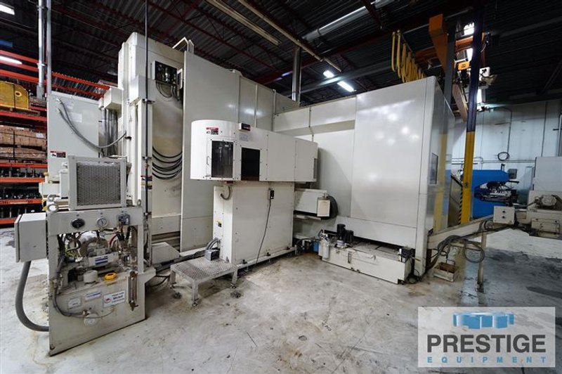 SNK HPS-120B, 5-Axis, X-124", Y-52", Z-28", Swivel Spindle, 20K RPM, 2APC 120" x 48",  60 ATC, Fanuc 15MA, 2005, #30023