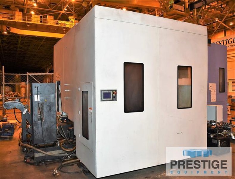 Doosan NHP6300, X-41", Y-35", 25" x 25",  2 APC, 1 Deg., 10,000 RPM, 90 ATC, Fanuc 31iMB, 2014, #32230