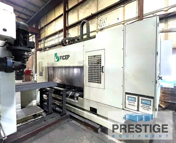 Ficep 1001 DDB Drill & Saw Line, Monospindle Rotating Drill Head, ATC,  Ficep Pegaso CNC, Material Handling, 2013 #43408