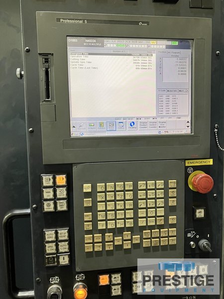 Makino MCC2013VG, X-78", Y-51", Z-51", 49" x 49" B-Axis R.Tab, 12K RPM, HSK-100, Makino Pro5 CNC, 2014, #43992