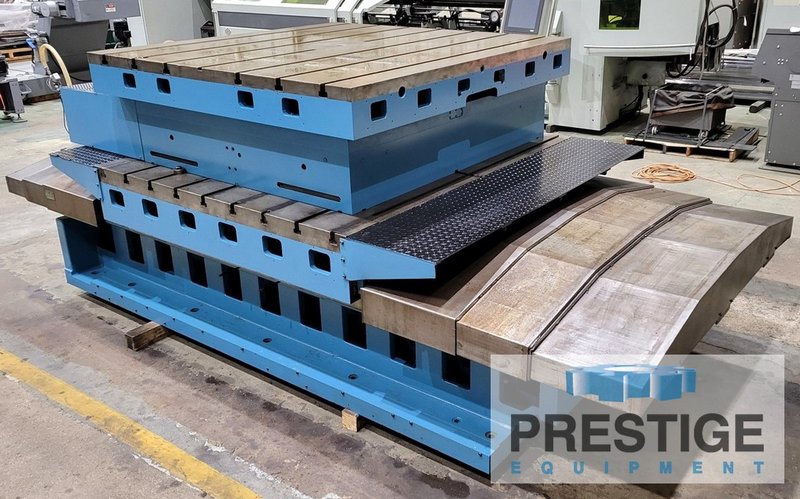 72" x 72" Giddings & Lewis 360P CNC Infeeding, 44,000 lb Cap.,48" Infeed, '01, #19686