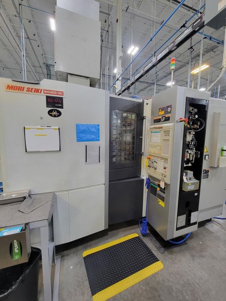 MORI SEIKI NHX 4000 CNC HORIZONTAL MACHINING CENTER NEW: 2012