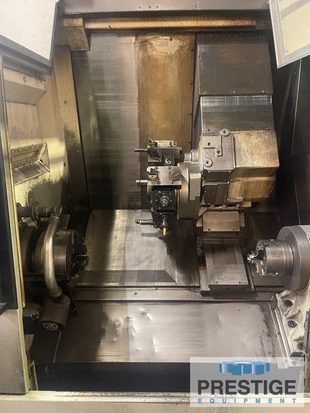 Okuma LB-3000EX-II-MYW 800, OSP-P300LA, Big Bore, Y-Axis, C-Axis, high Press Coolant, Main/Sub Spindle, 2016, #43938