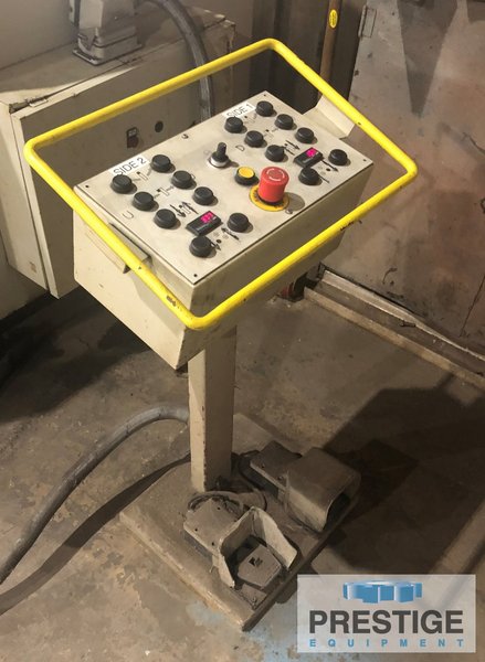 5" x 5" x 1/2" Imcar CPHV-120, 15.375" Dia. Rolls, 0 - 22 FPM, 15 HP, 6-Way Lateral Guides, Variable Speed, #43161