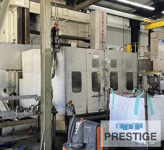120" New Century, ATC, 84" Under Rail, 70 RPM, 40 HP, Fanuc 18iT, 2002 #43800