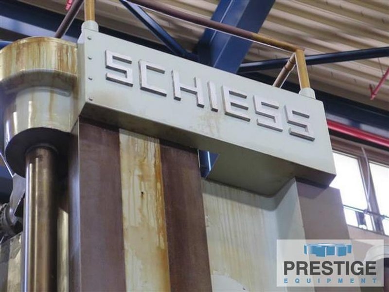 Schiess VKE 500/900,197" Table, 355" Swing, Openside, Live Spindle, 100 Ton Cap.,120HP, Fanuc 18-TB, #25414