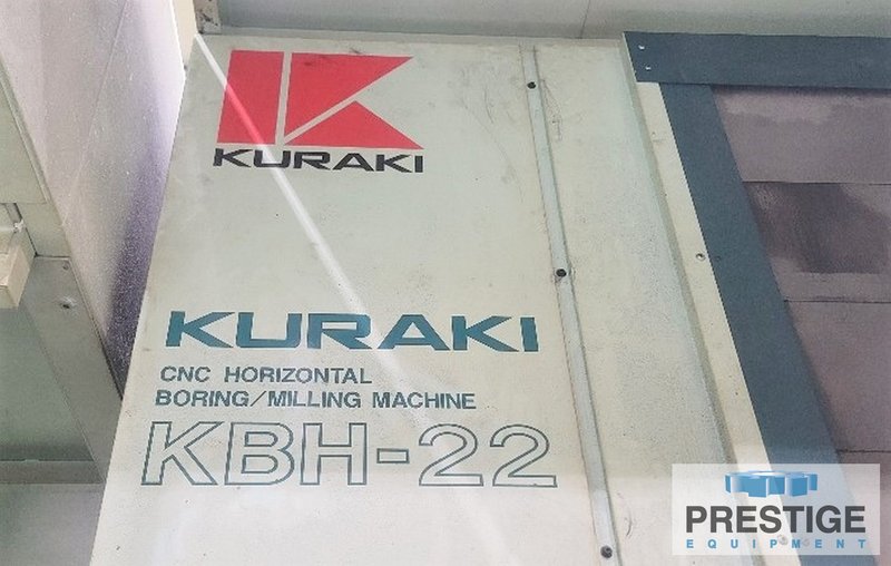 Kuracki KBH-22, 7.87" Spl., 8K RPM, X-118", Y-90", 60 ATC, 86"x76" B-Axis Table, 44K Tbl Cpty,  Fanuc 16i-M, #32463