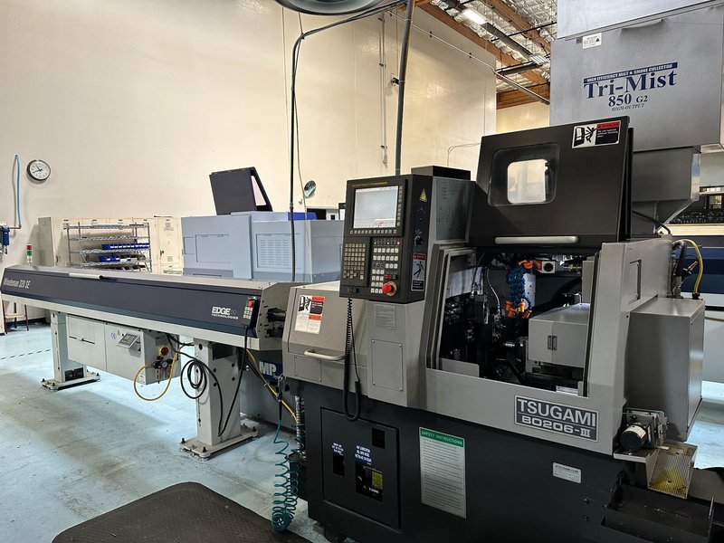 Tsugami BO206-III CNC Swiss Lathe, 2016