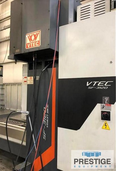 Vtec Visionwide SF3120 , 40 ATC, X-125" , Y-80" Z-39", 71" x 118" Table, Geared Head, 6000 RPM, Fanuc 31iMB, 2014 #32435