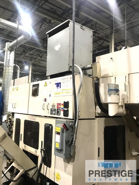 Muratec MW200 Twin Spindles, (2) 10 Station Turrets, Fanuc CNC, 17.32" Swing, 3,500 RPM, 30 HP, #43849