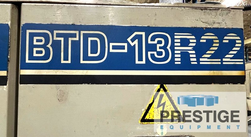 5.12" Toshiba BTD-13R22, X-118",Y-90", #50, 2500 RPM, (2) 70" x 86" Pallets, 60-ATC, 40 HP, Tosnuc 777 CNC #43352