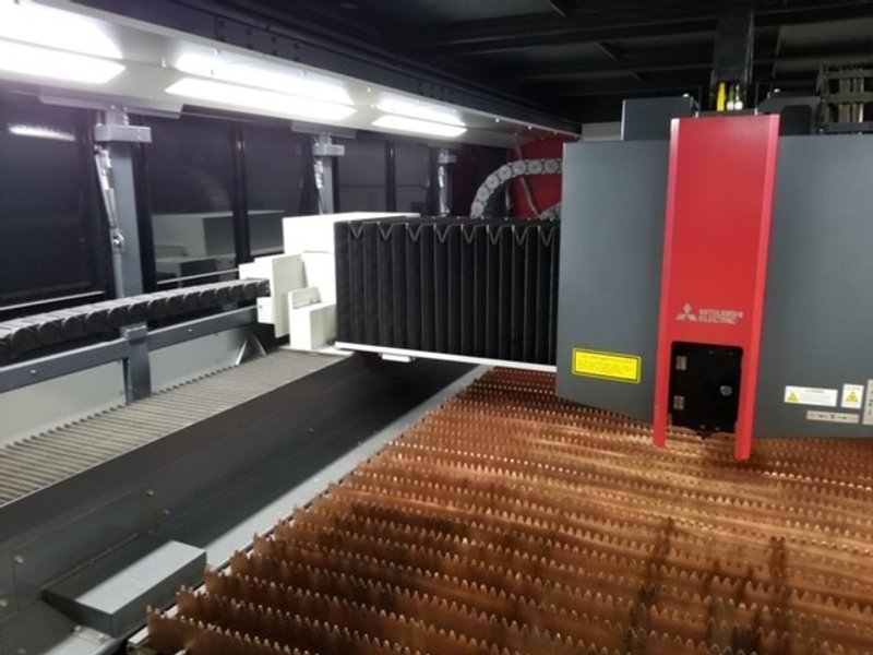 2015, 5x10, 4000 Watt Fiber Laser, Compact Load/Unload System